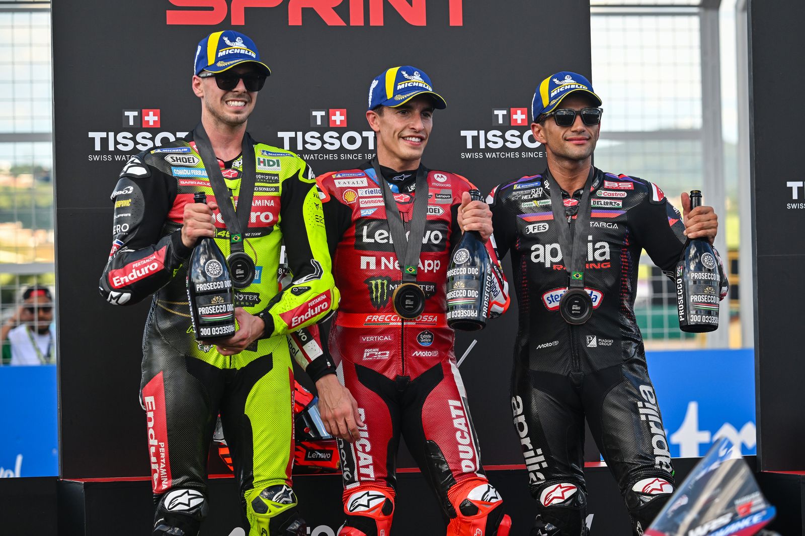 ALPINESTARS PODIUM LOCK-OUT AS MARC MARQUEZ EDGES FABIO DI GIANNANTONIO FOR MOTOGP SPRINT WIN IN BRAZIL