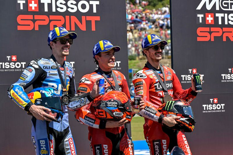 ALPINESTARS PODIUM LOCK-OUT AS MARC MARQUEZ POWERS TO DOMINANT MOTOGP SPRINT VICTORY AT JEREZ