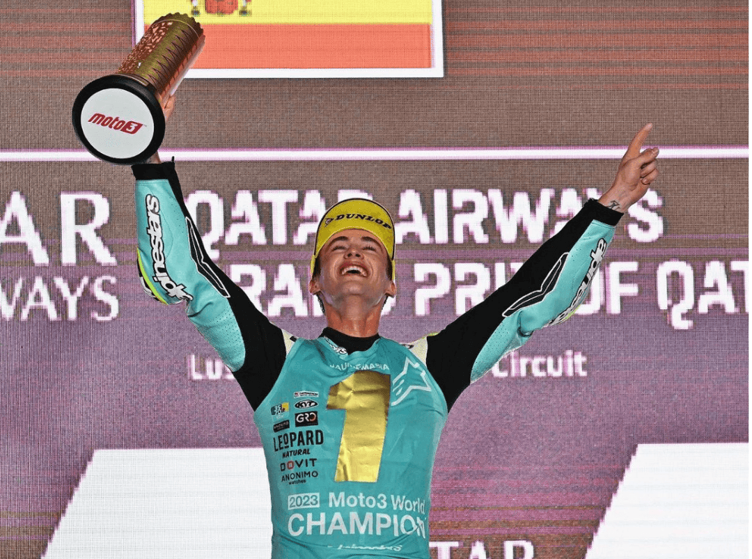 JAUME MASIA EST CHAMPION DU MONDE MOTO3 2023