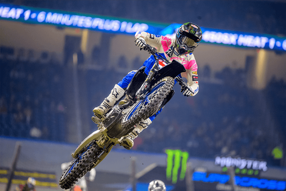 Rampant Eli Tomac stürmt zum 450SX -Sieg in Detroit