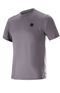Alpinestars Dot Tech Tee - korte mouwen, Sparrow Gray, technisch T-shirt, klein zwart cirkelvormig logo op de borst, DriRelease vochtafvoerende stof, casual mountainbike- en off-roadkleding