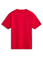 Alpinestars Ageless Shadow CSF Tee, T-shirt met korte mouwen, rood, achteraanzicht, effen rood ontwerp met een klein zwart merklabel aan de onderste zoom, casual sportkleding