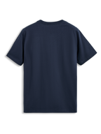 Alpinestars Blaze 2.0 CSF Tee, T-shirt met korte mouwen, marineblauw, achteraanzicht, casual motorsport-geïnspireerd ontwerp