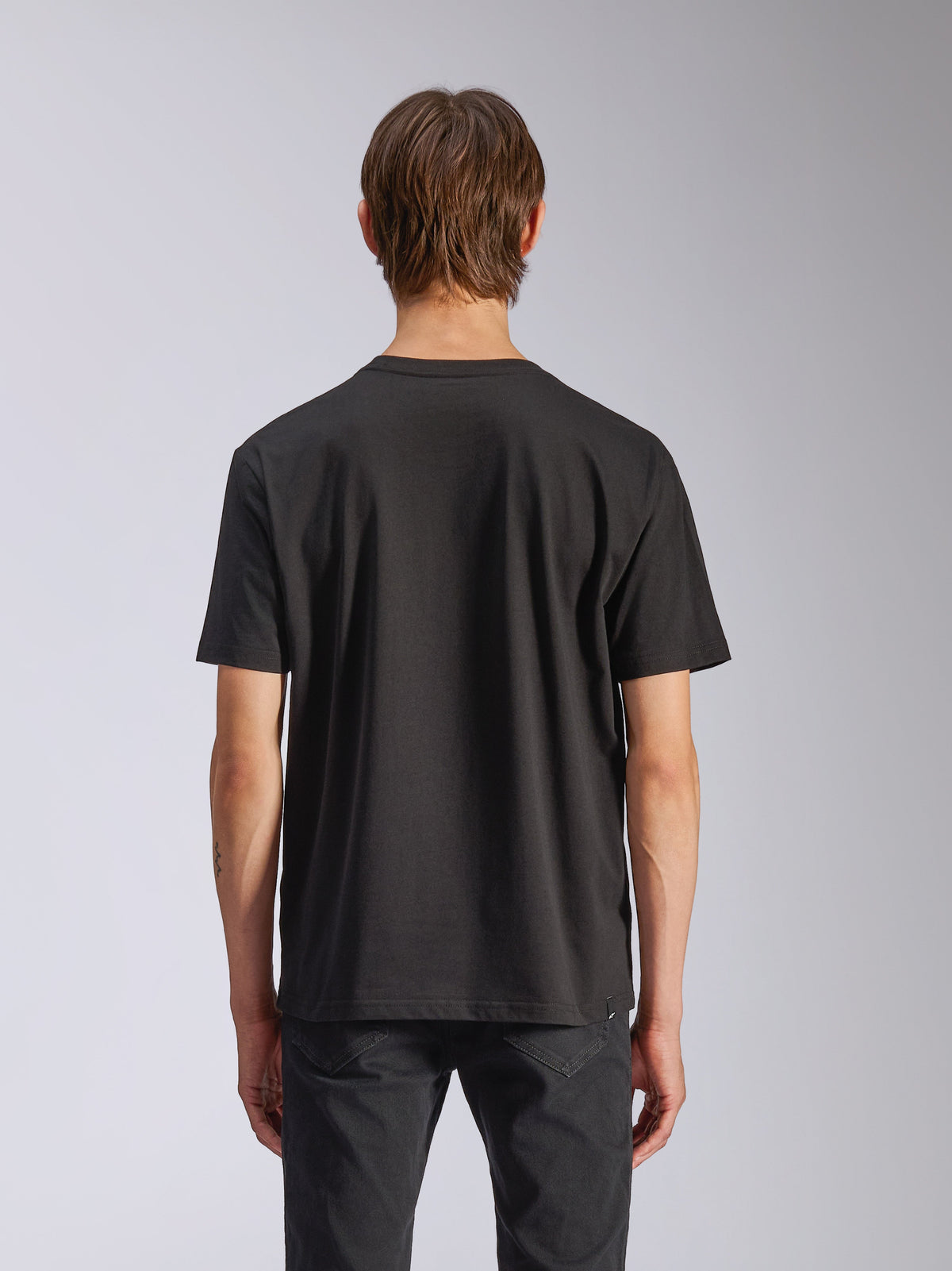 Alpinestars CSF Tee, zwart T-shirt met korte mouwen, achteraanzicht, casual motorsport streetwear
