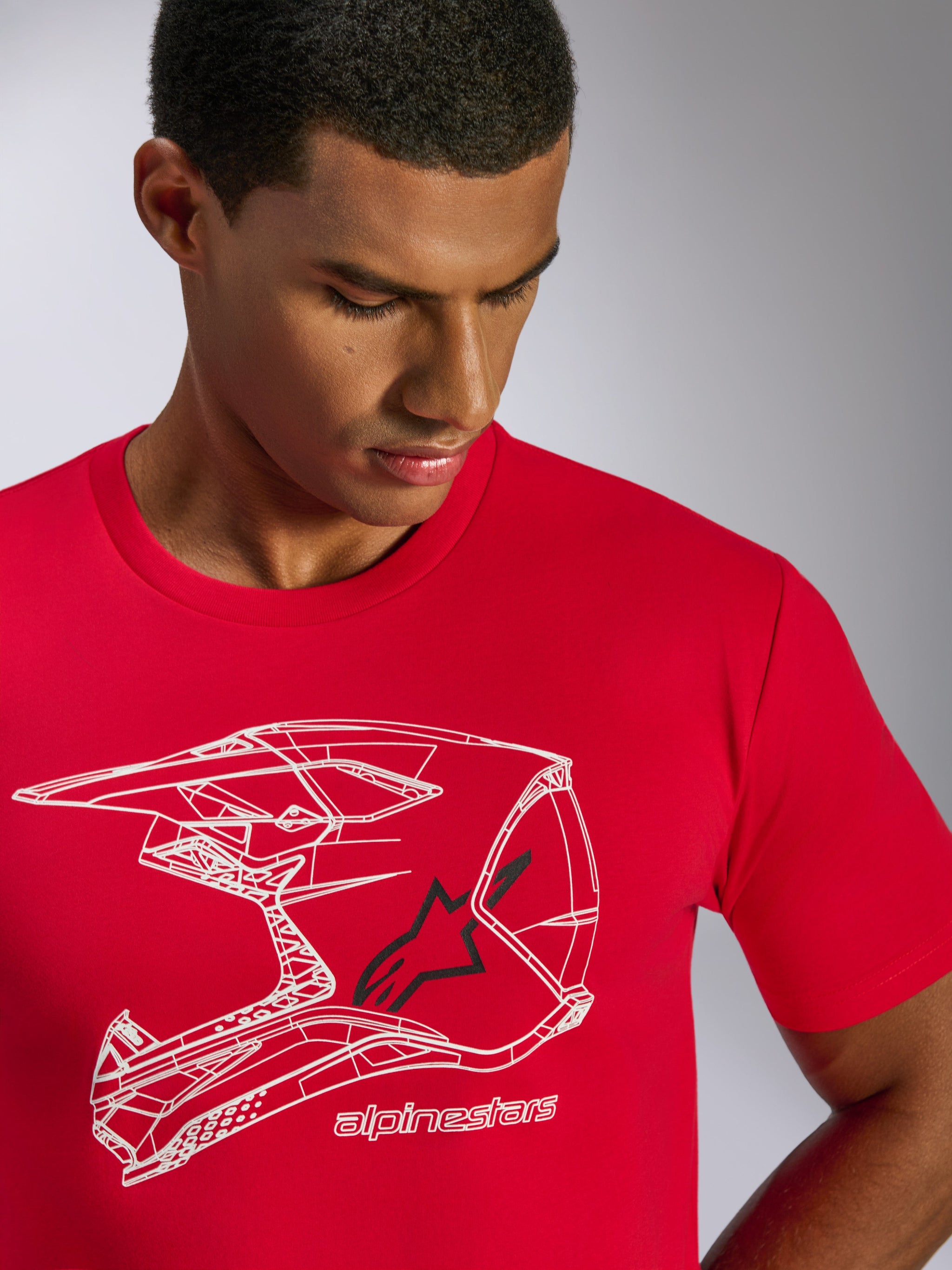 T-shirt Mx Helmet CSF