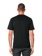 Alpinestars Cali 2.0 CSF Tee, Short Sleeve T-Shirt, Black, Rear view, Casual Motorsport Streetwear