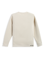 Alpinestars Sweat Positive Crew, sweatshirt sportswear off white, vue de dos montrant un design en coton mélangé épuré avec un marquage discret