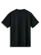 Alpinestars Dot Carbon CSF T-shirt met korte mouwen, zwart, achteraanzicht met externe labeling, casual sportswear.
