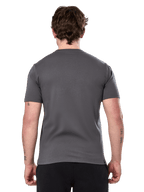 Alpinestars Prevail Csf Tee, T-shirt met korte mouwen, antraciet, effen achterkant, casual motorsport-geïnspireerde streetwear