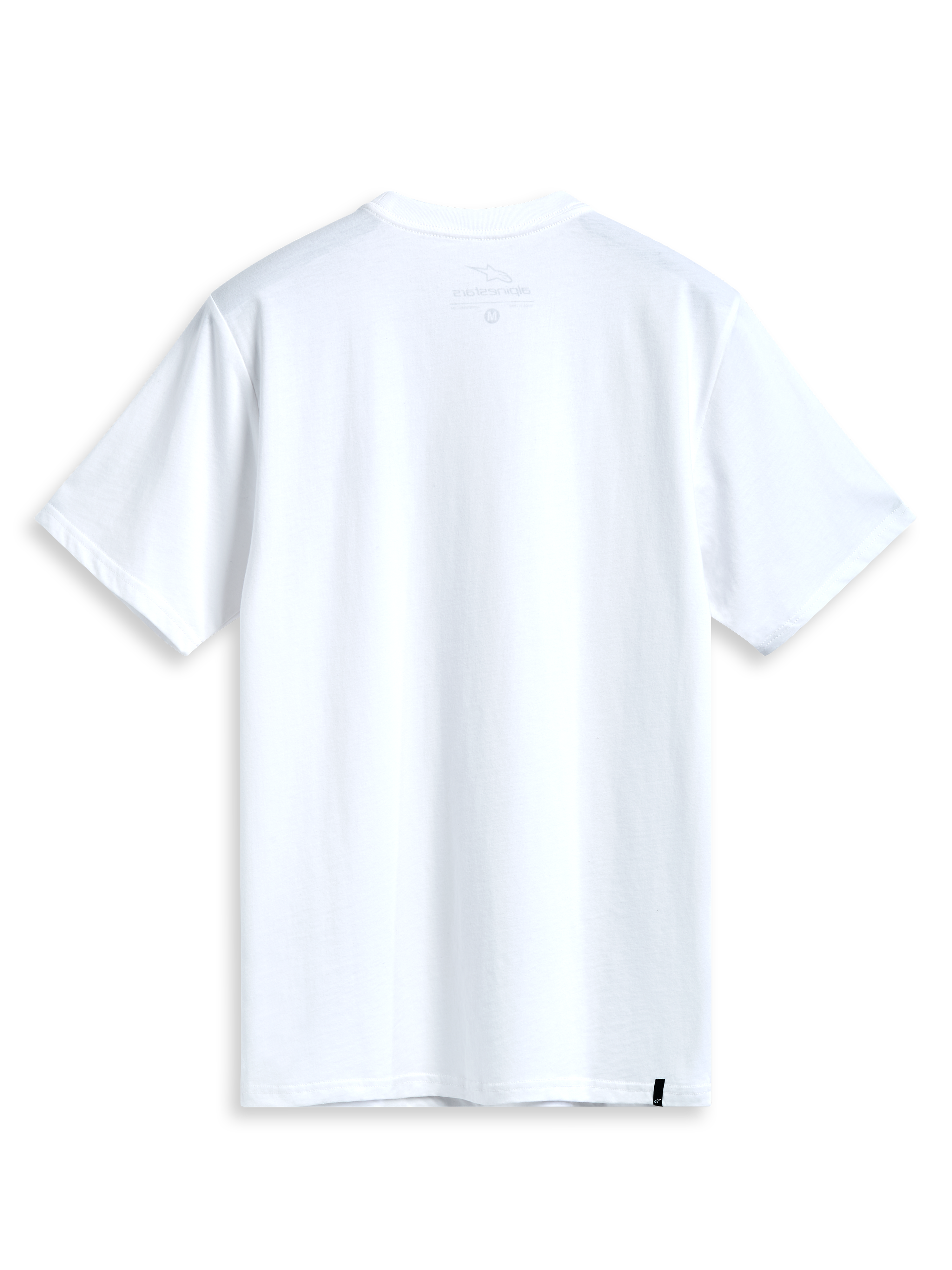 Alpinestars Prevail Csf T-Shirt, white short sleeve sportswear tee, back view showing plain design