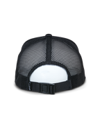 Alpinestars Alter Trucker pet, zwart, achteraanzicht met ademende gerecyclede mesh-panelen en verstelbare gespsluiting, casual sportswear-accessoire