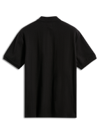 Alpinestars Endeavor Classic Polo, polo shirt met korte mouwen, zwart, achteraanzicht, klassieke piqué stof met geribde kraag en manchetten, casual motorsport sportkleding