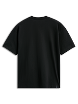 T-shirt Alpinestars Aplomb Oversized CSF, t-shirt à manches courtes, noir, vue de dos, design épuré avec petite étiquette logo à l'ourlet, coupe surdimensionnée style streetwear décontracté