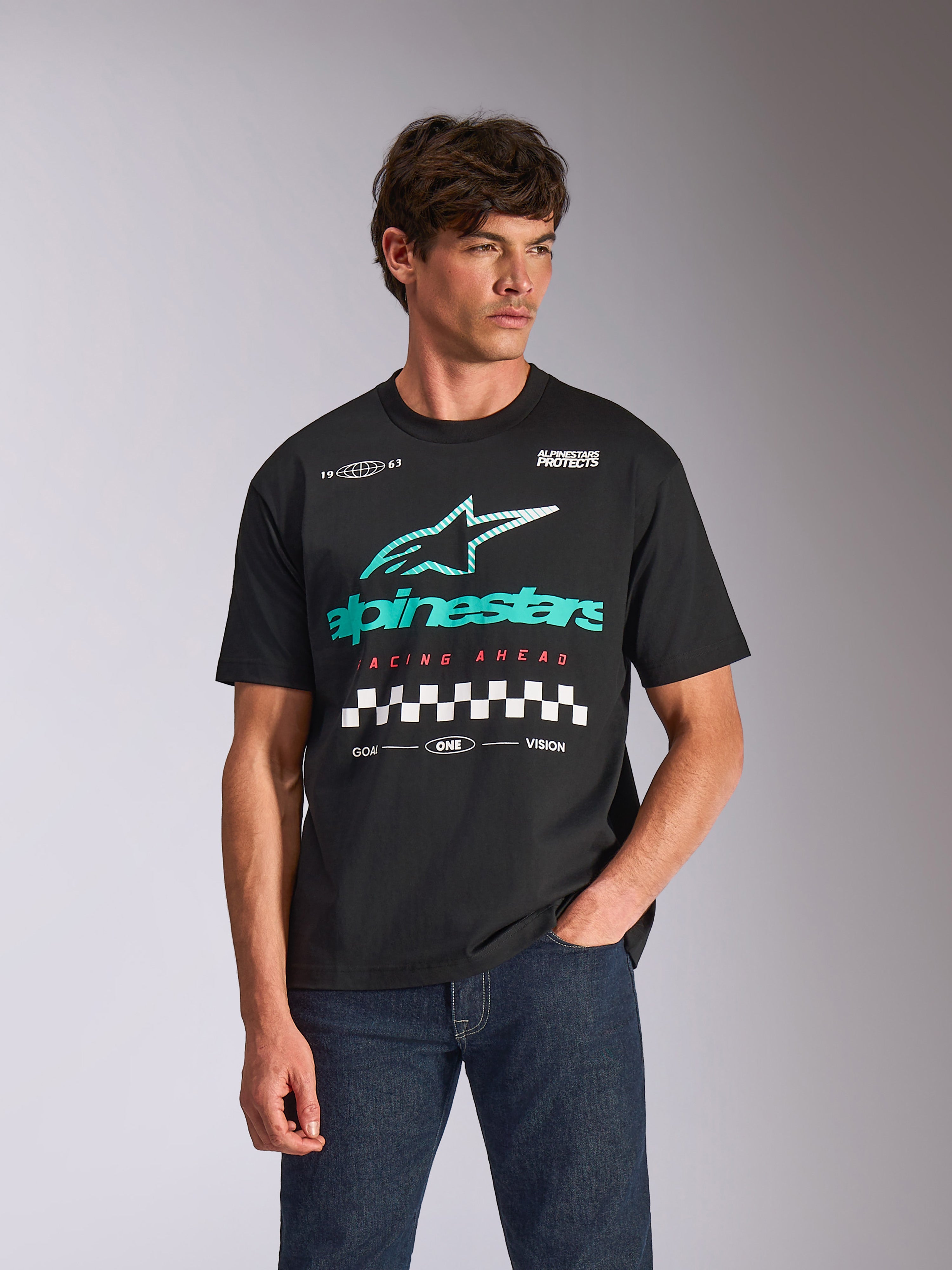 Aplomb Oversized CSF - Black Sportswear Tee | Alpinestars®