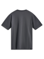 T-shirt Alpinestars Ellipsoid CSF, t-shirt à manches courtes, anthracite, vue de dos, design uni avec petite étiquette logo noire sur l'ourlet, sportswear décontracté