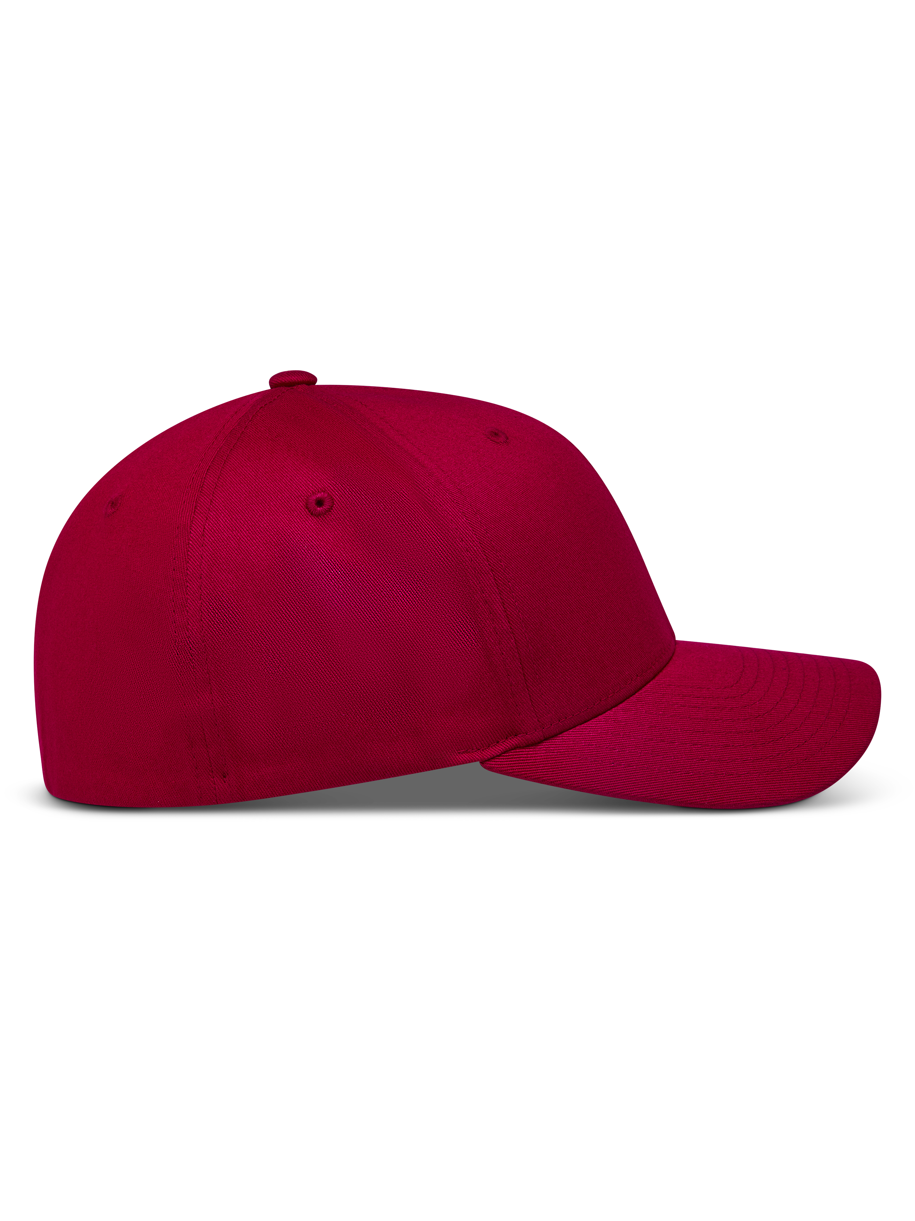 Alpinestars Pivot Hat, Dark Red Sportswear Cap, side view featuring a curved bill, structured crown, and twill fabric.