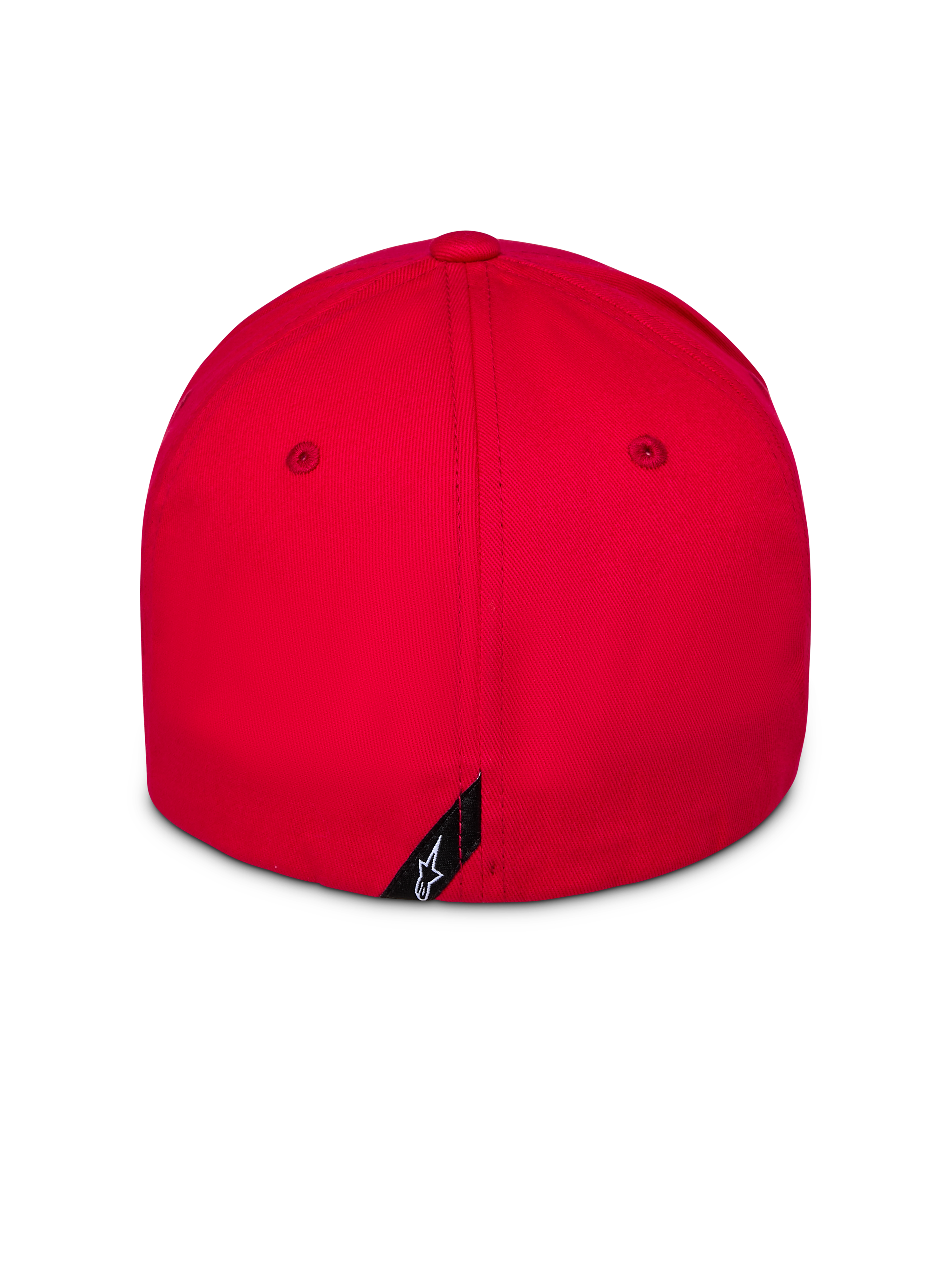 Alpinestars Pivot Hat, Red, Rear View, Flex Back Fit, Structured Crown, Small Astars Logo Label, Casual Sportswear