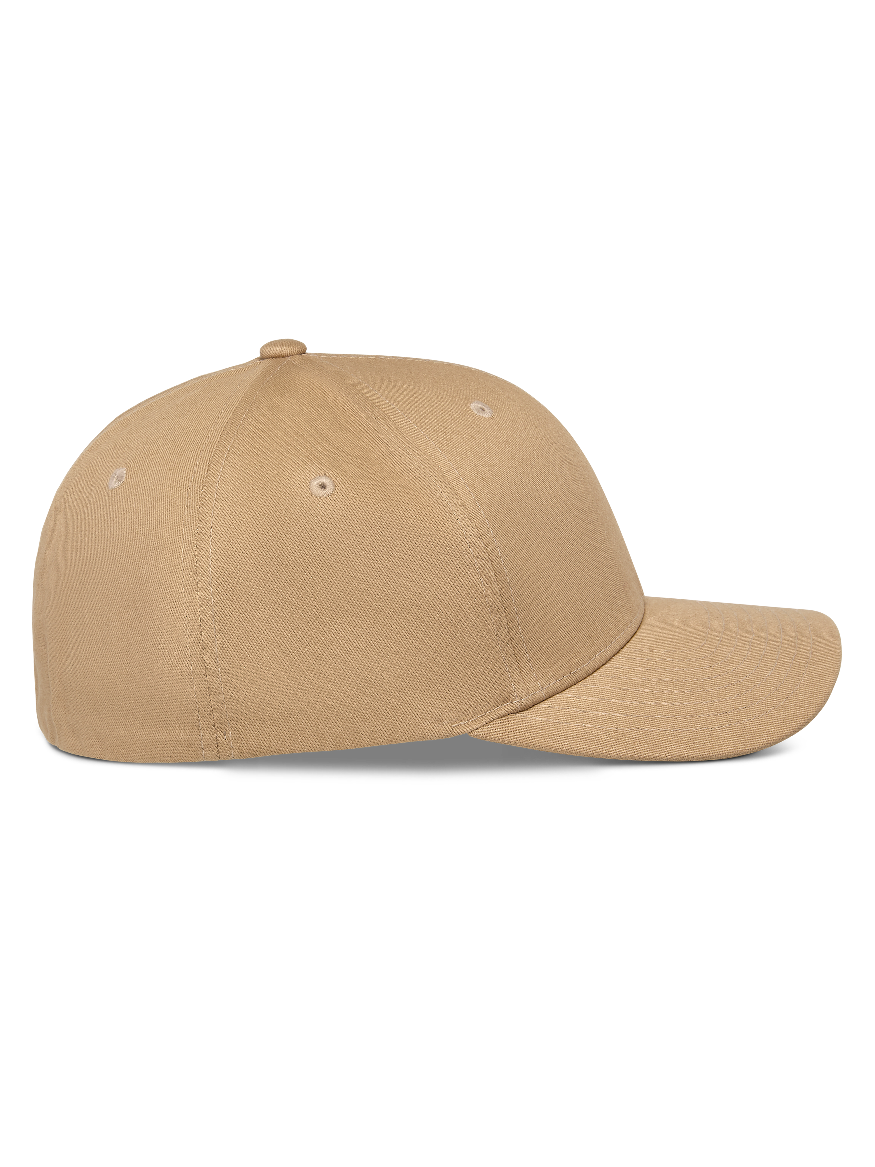 Alpinestars Pivot pet, casual baseballcap, zandkleurig khaki, zijaanzicht met een gebogen klep en gestructureerde kroon, duurzame keperstof, minimalistisch sportief ontwerp