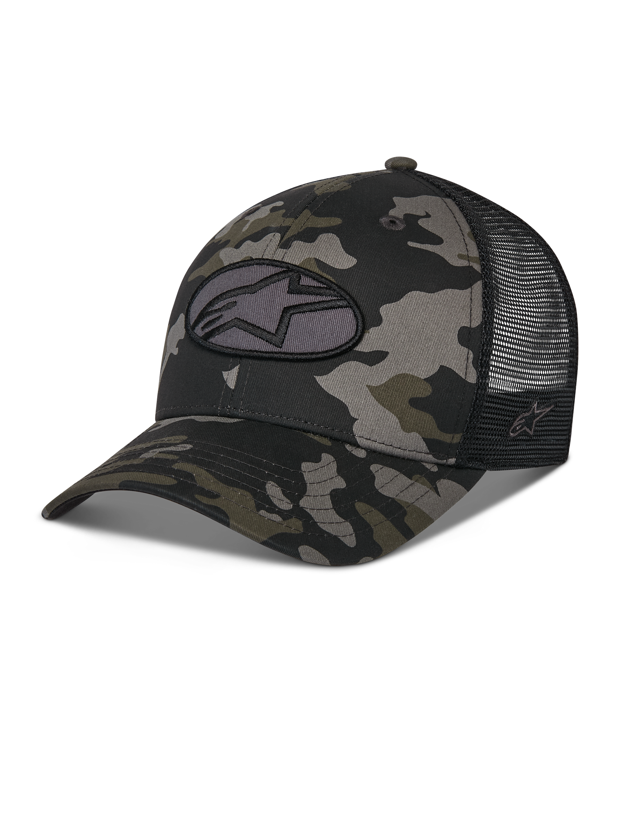Oblique Camo Trucker hoed