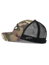 Oblique Camo Trucker hoed