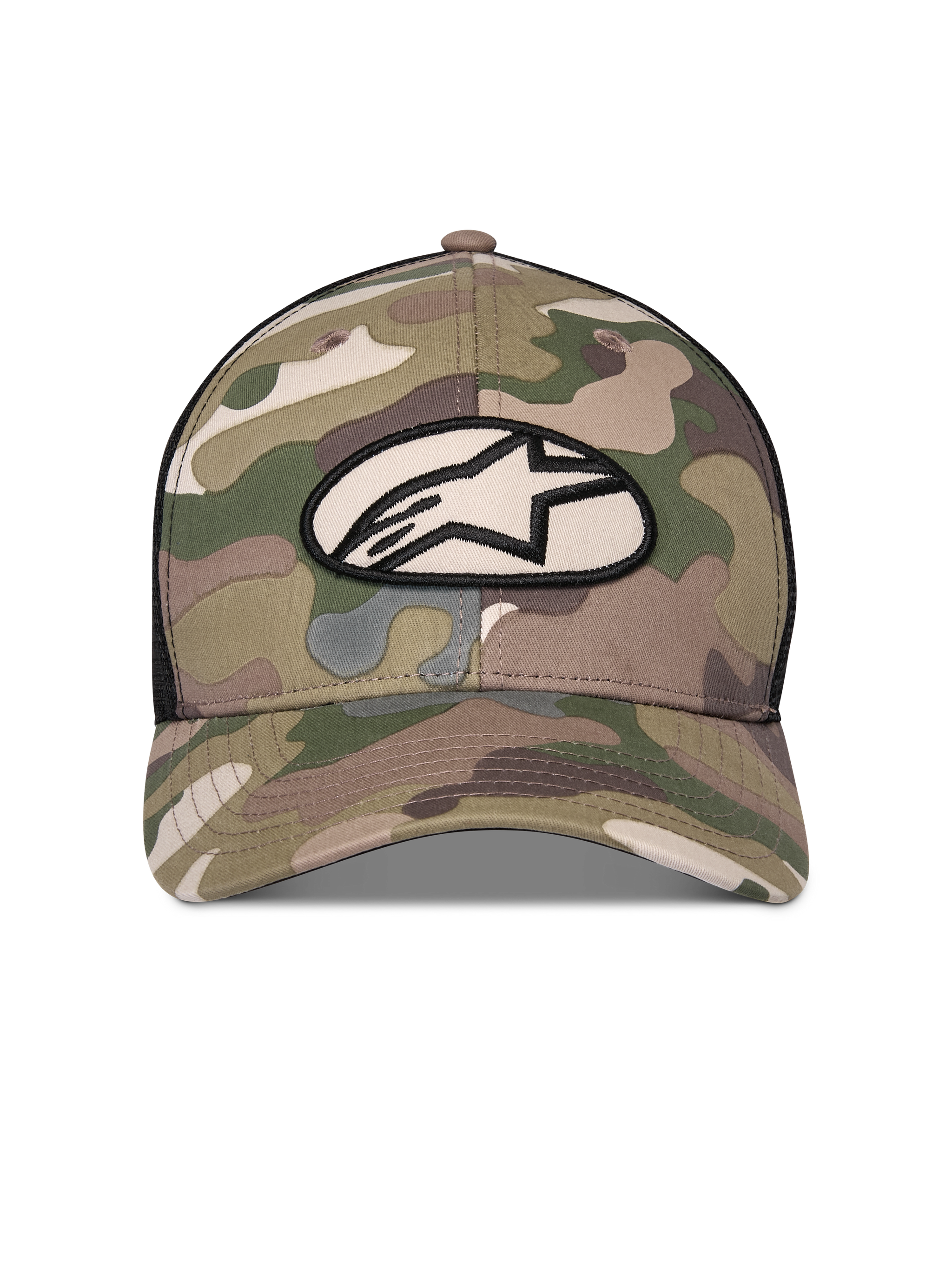 Oblique Camo Trucker hoed