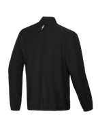 Alpinestars A-Aria Windbreaker Jas, heren cycling en MTB windbreaker in zwart met opstaande kraag en reflecterend logodetail op de achterkant