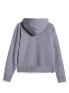 Alpinestars Essentials Ageless Zip Hoodie, achteraanzicht, zilver, casual fleece streetwear, ontspannen pasvorm, geribbelde manchetten en zoom, stone wash afwerking