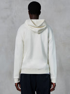 Alpinestars Essentials Ageless Zip Hoodie, Rückansicht, Off-White, lässige Streetwear, hochwertiges Kompakt-Fleece, entspannte Passform, gerippte Bündchen und Saum, klares minimalistisches Design