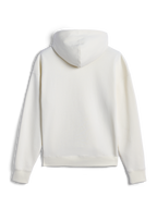 Alpinestars Essentials Ageless Zip Hoodie, Rückansicht, Off-White, lässige Fleece-Streetwear, Kapuze mit Kordelzug, lange Ärmel, minimalistisches Design
