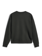 Alpinestars Essentials Ageless Crew, Rundhals-Sweatshirt, Off-Black, Rückansicht mit geripptem Kragen, Bündchen und Saum, hochwertiges Kompakt-Fleece, lässige Streetwear