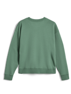 Alpinestars Essentials Ageless Crew, premium crewneck sweatshirt, Cactusgroen, achteraanzicht met geribbelde kraag, manchetten en zoom, effen kleur, casual sportkleding