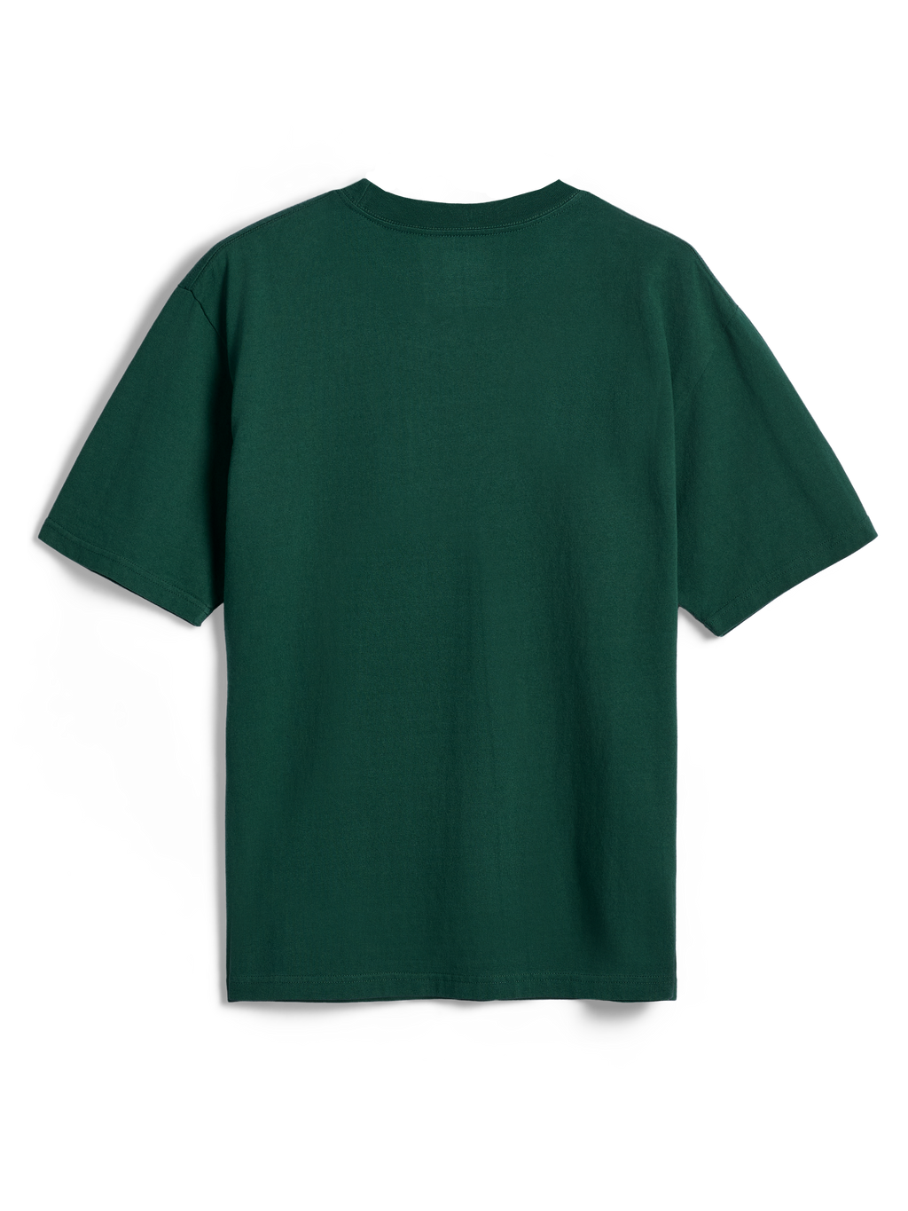 Alpinestars Essentials Ageless SS Tee, t-shirt à manches courtes, vert sapin, vue de dos, couleur unie, coupe décontractée, vêtement de sport décontracté