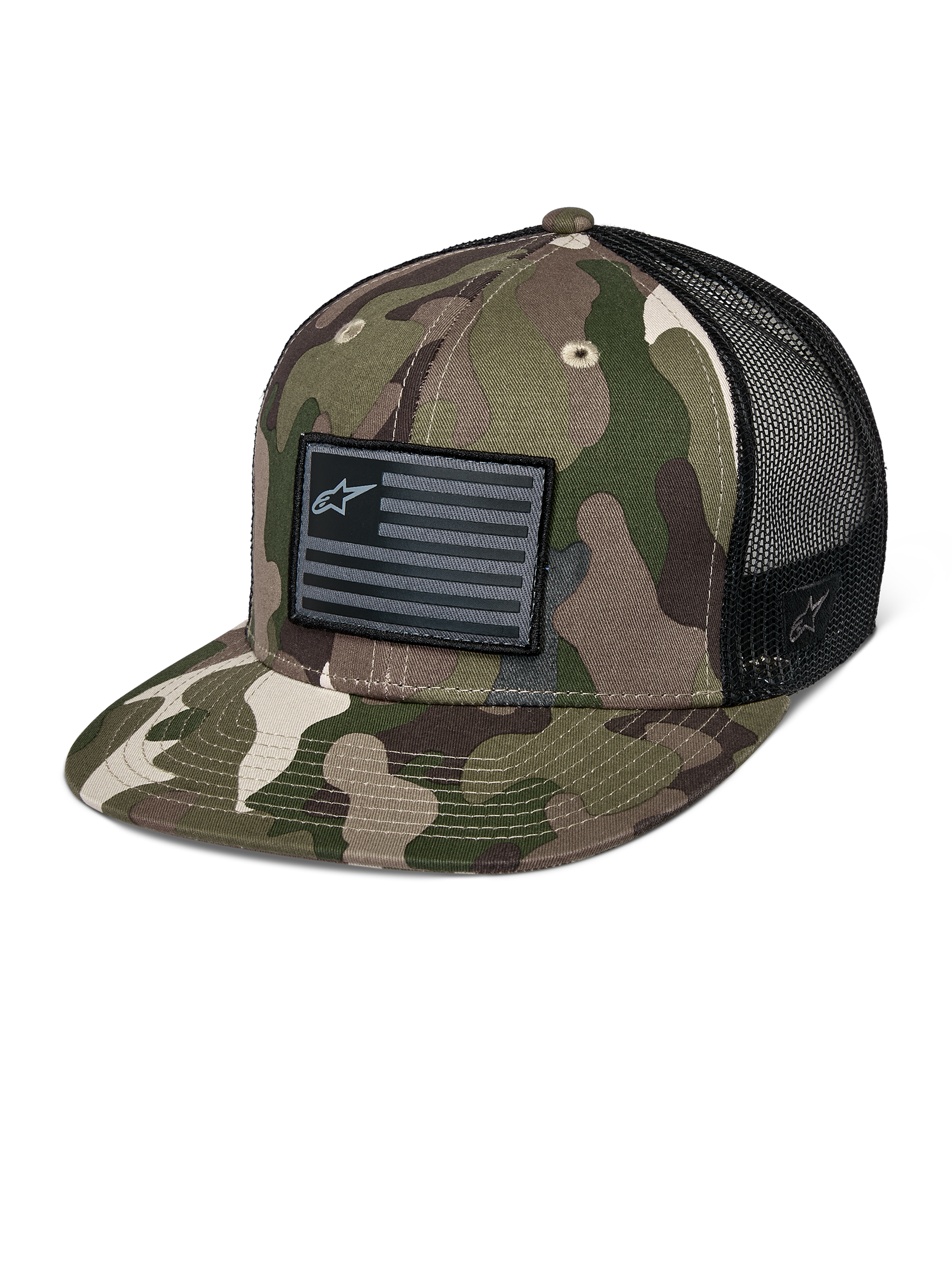 Flag Flat Trucker-Kappe