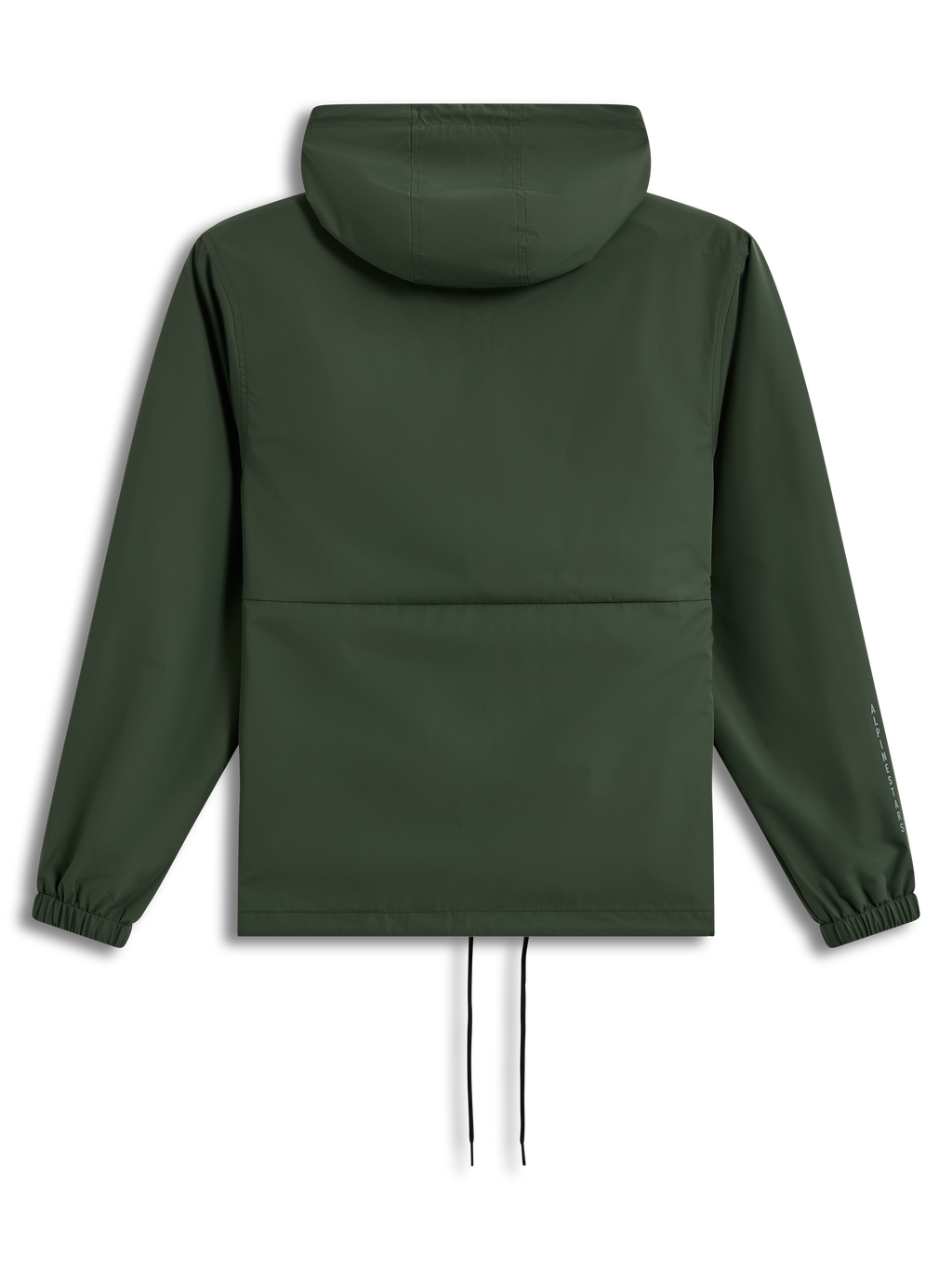 Alpinestars Speeder Resolve, coupe-vent léger de sportswear à capuche, vert, vue de dos avec poignets élastiques
