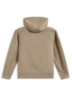 Alpinestars Datrix Hoodie, sweat à capuche sportswear marron, en polaire tri-mélange confortable, vue de dos