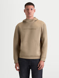 Alpinestars Sweat à capuche Datrix, sportswear premium pour homme, marron, avec marquage Alpinestars ton sur ton, capuche doublée en mesh et polaire double face, style inspiré du sport automobile, porté par un modèle