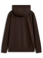 Alpinestars Entity Oversized Hoodie, bruine casual fleece sportswear, achterkant met verlaagde schouders.