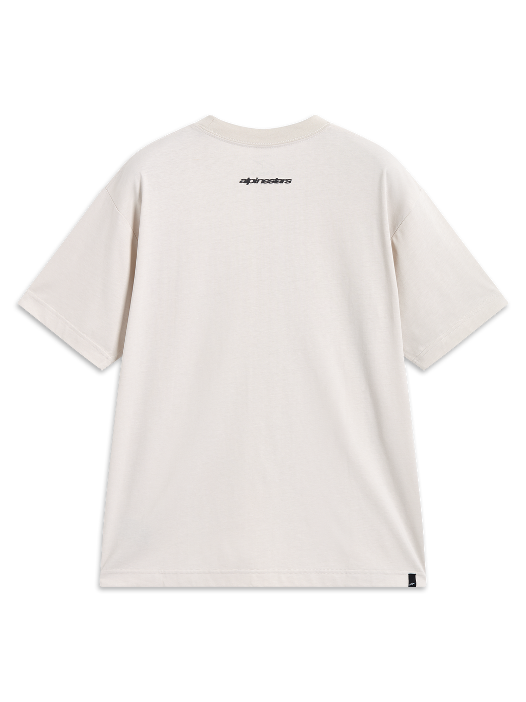 Alpinestars Mandate oversized CSF T-shirt met korte mouwen, beige met woordgrafiek in de nek en logolabel.