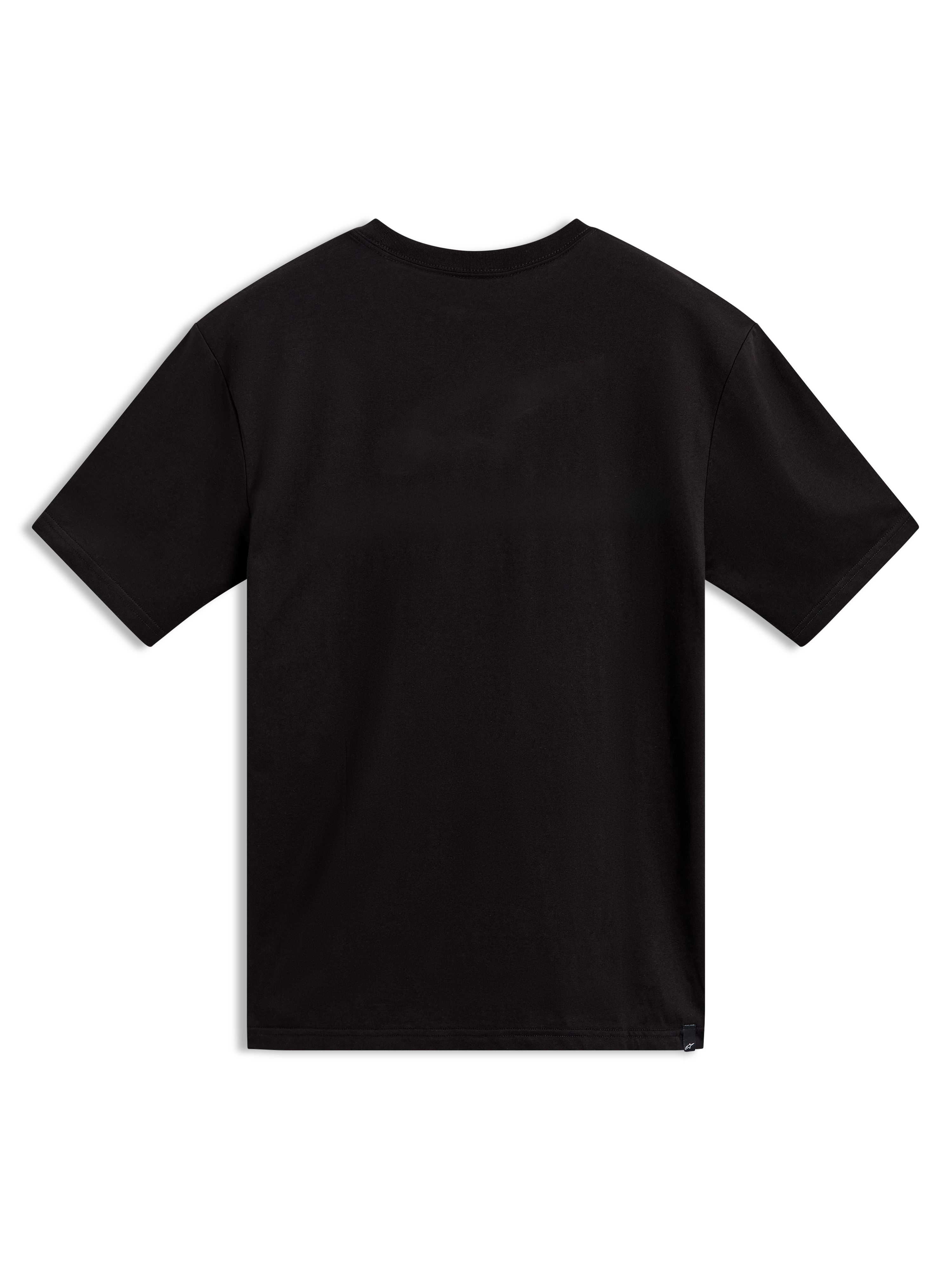 Alpinestars P1 CSF Tee - Manches courtes, t-shirt de sport noir, vue arrière au design uni, sportswear décontracté