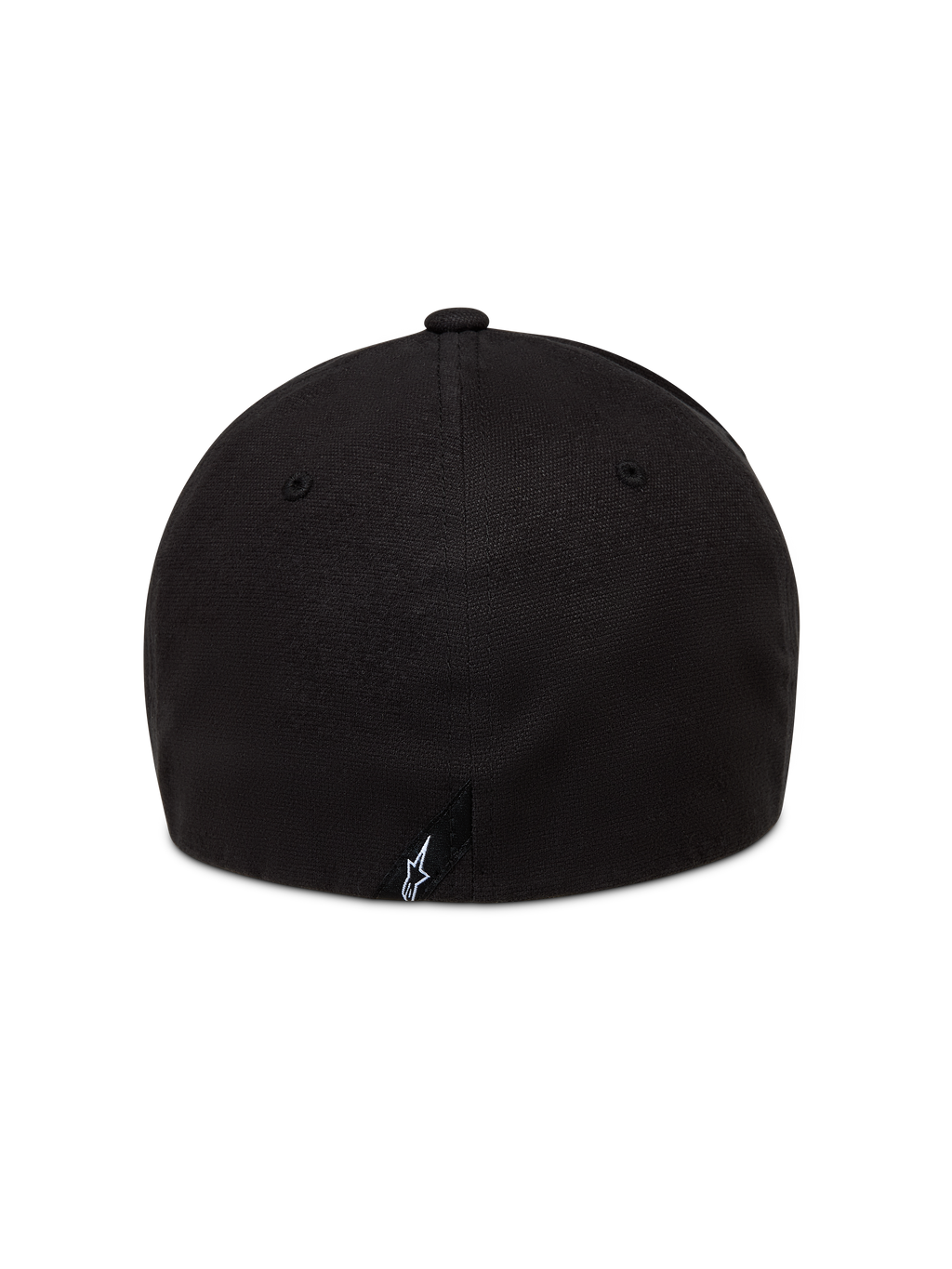 County Canvas Casquette d'Alpinestars, noire, casquette de sport à dos flexible avec logo Astars brodé à l'arrière.