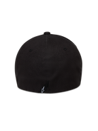 County Canvas Casquette d'Alpinestars, noire, casquette de sport à dos flexible avec logo Astars brodé à l'arrière.