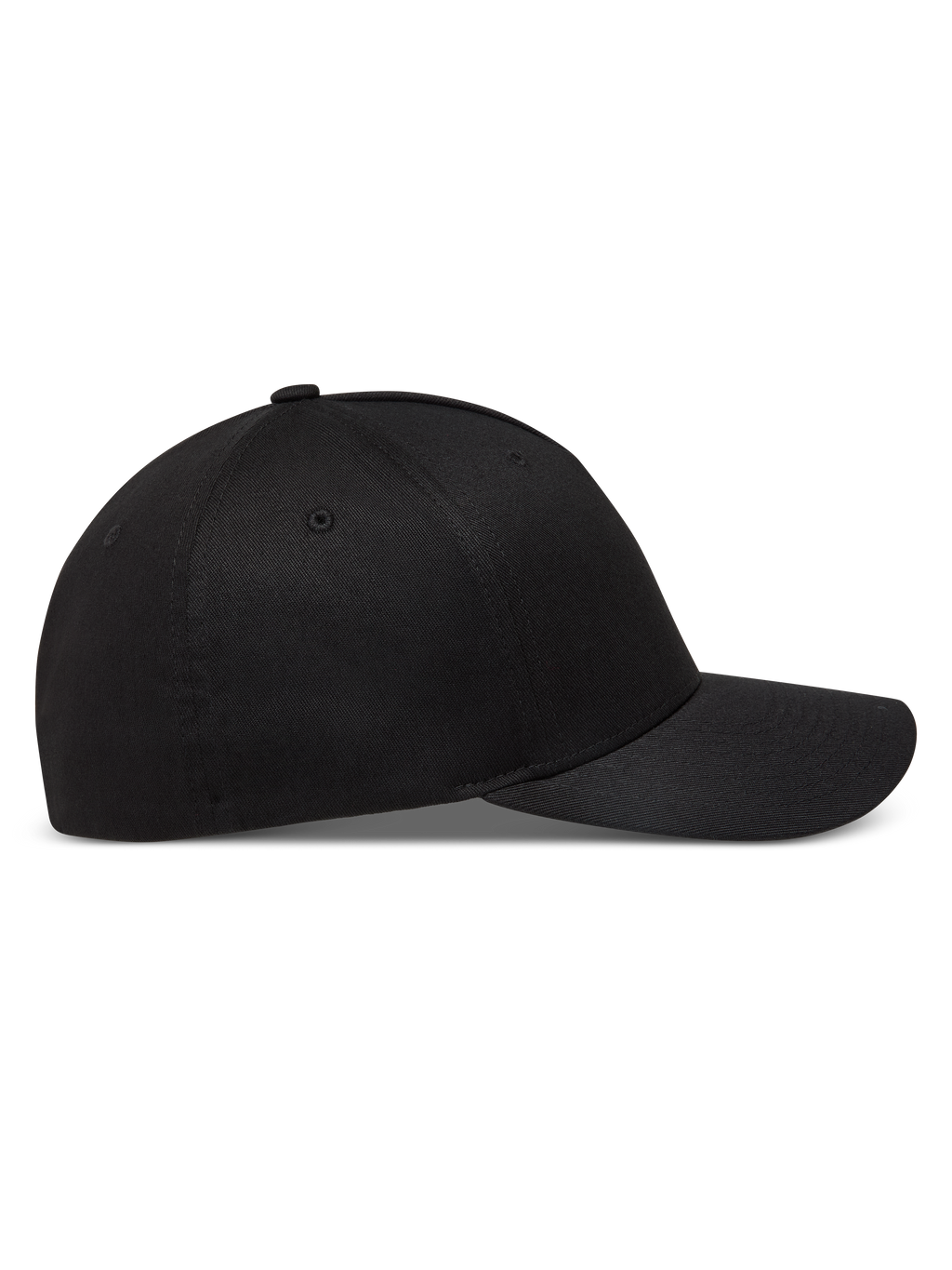 Alpinestars Maze Casquette, casquette de baseball noire, visière incurvée et couronne structurée en sergé, vue de profil