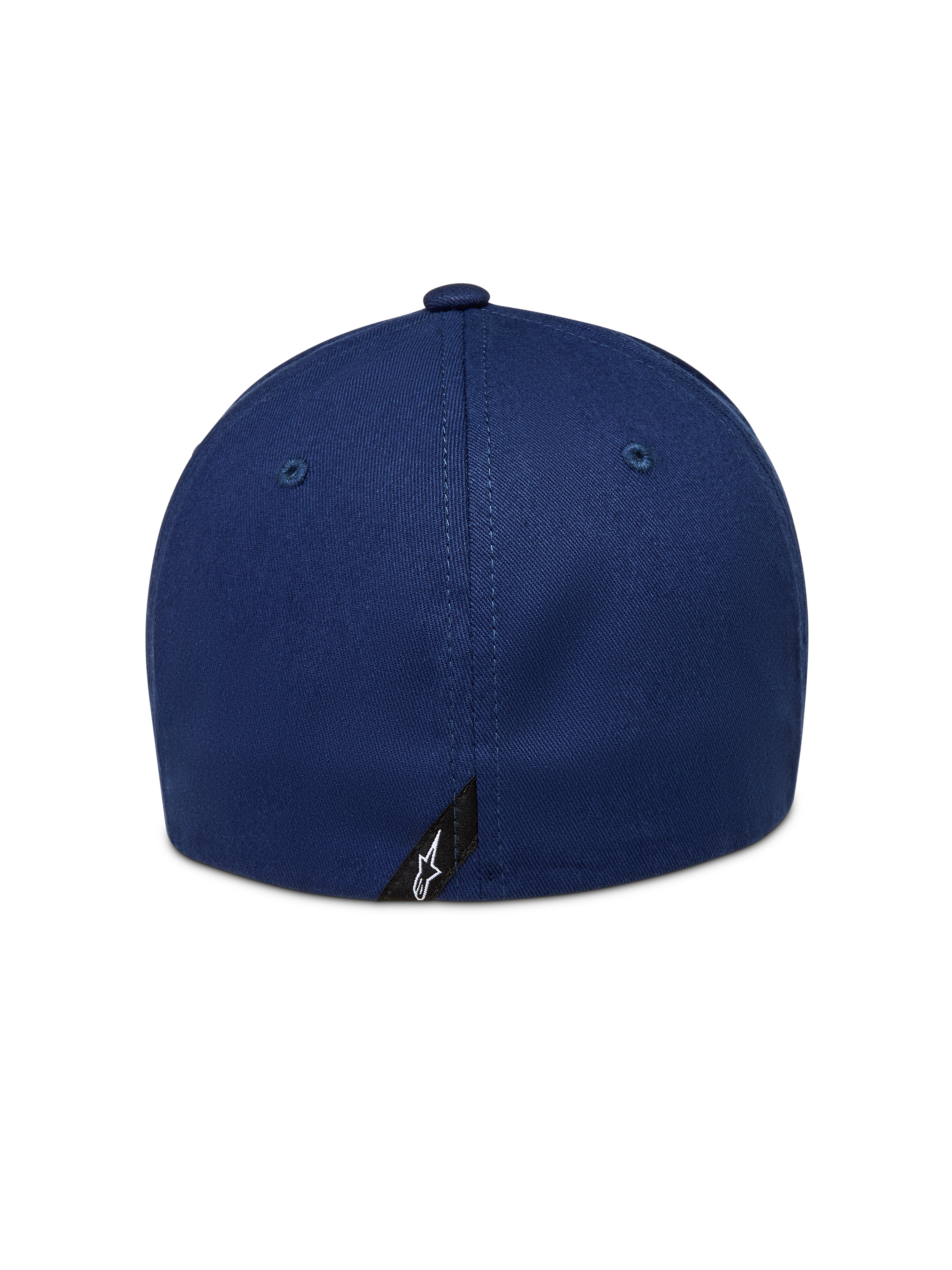 Alpinestars Arclight, casquette sportswear bleu marine, vue de dos avec dos flexible et logo Astars