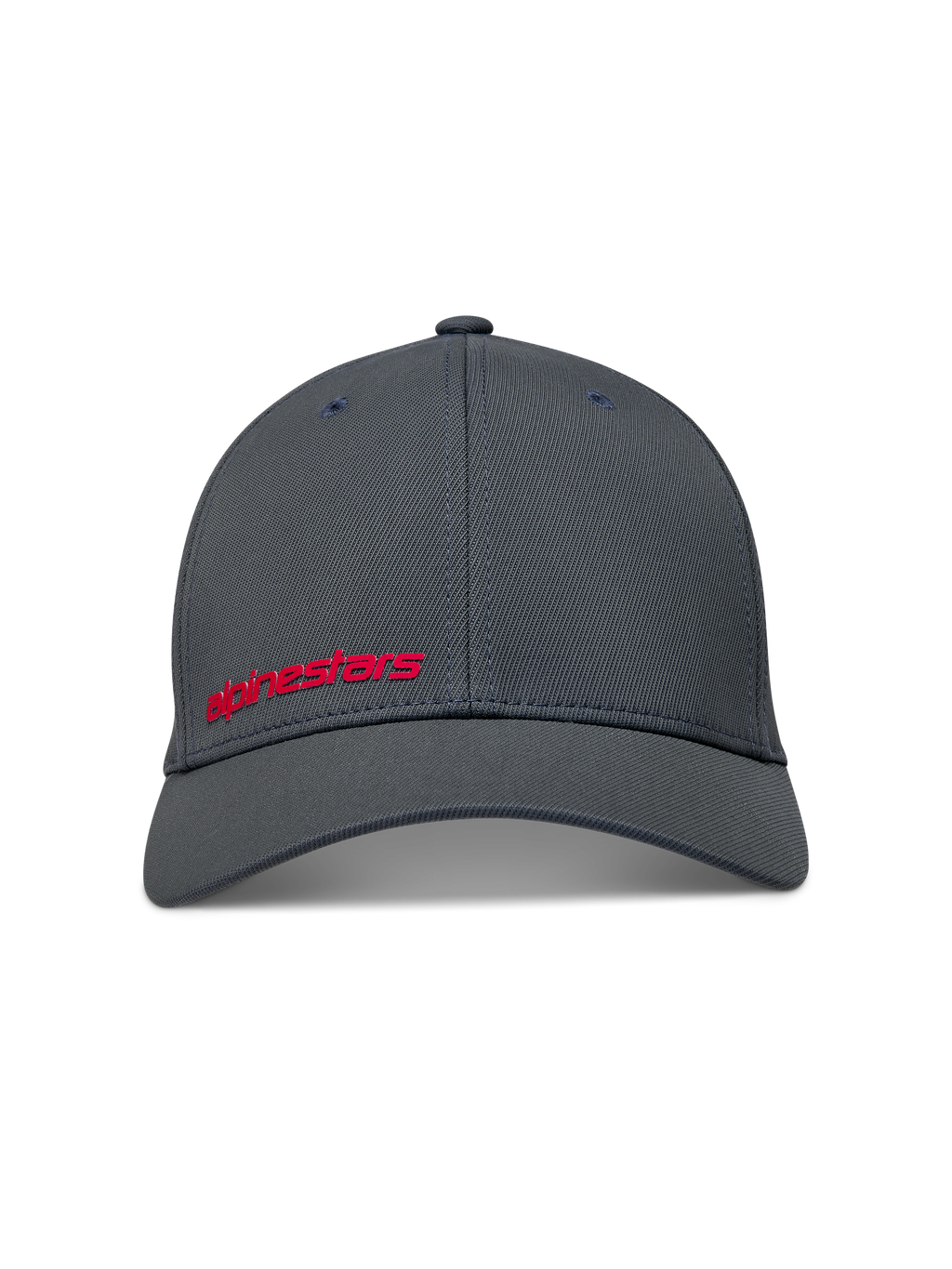 Alpinestars Points, casquette de sportswear gris foncé et rouge, en nylon tactel avec logo Alpinestars imprimé en HD