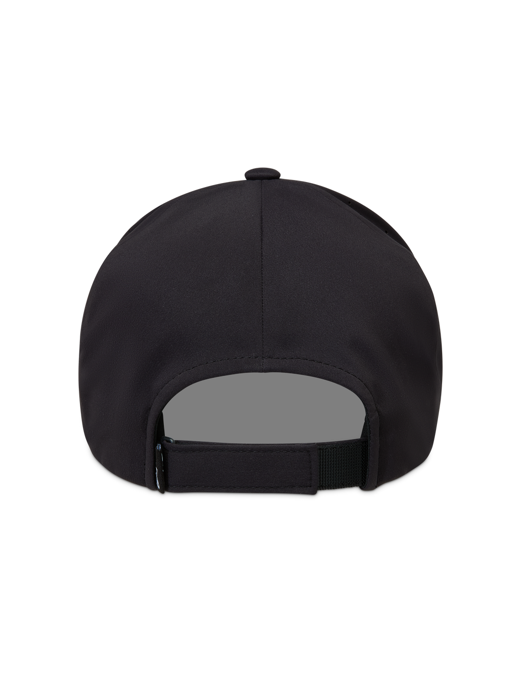Alpinestars Algo Perf Adjustable Casquette, casquette sportswear noire en tissu technique, vue de dos montrant la fermeture réglable.