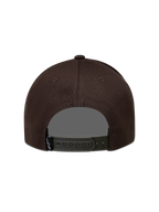 Alpinestars Combo Logo Snapback, casquette sportswear marron avec fermeture à pression ajustable, vue arrière