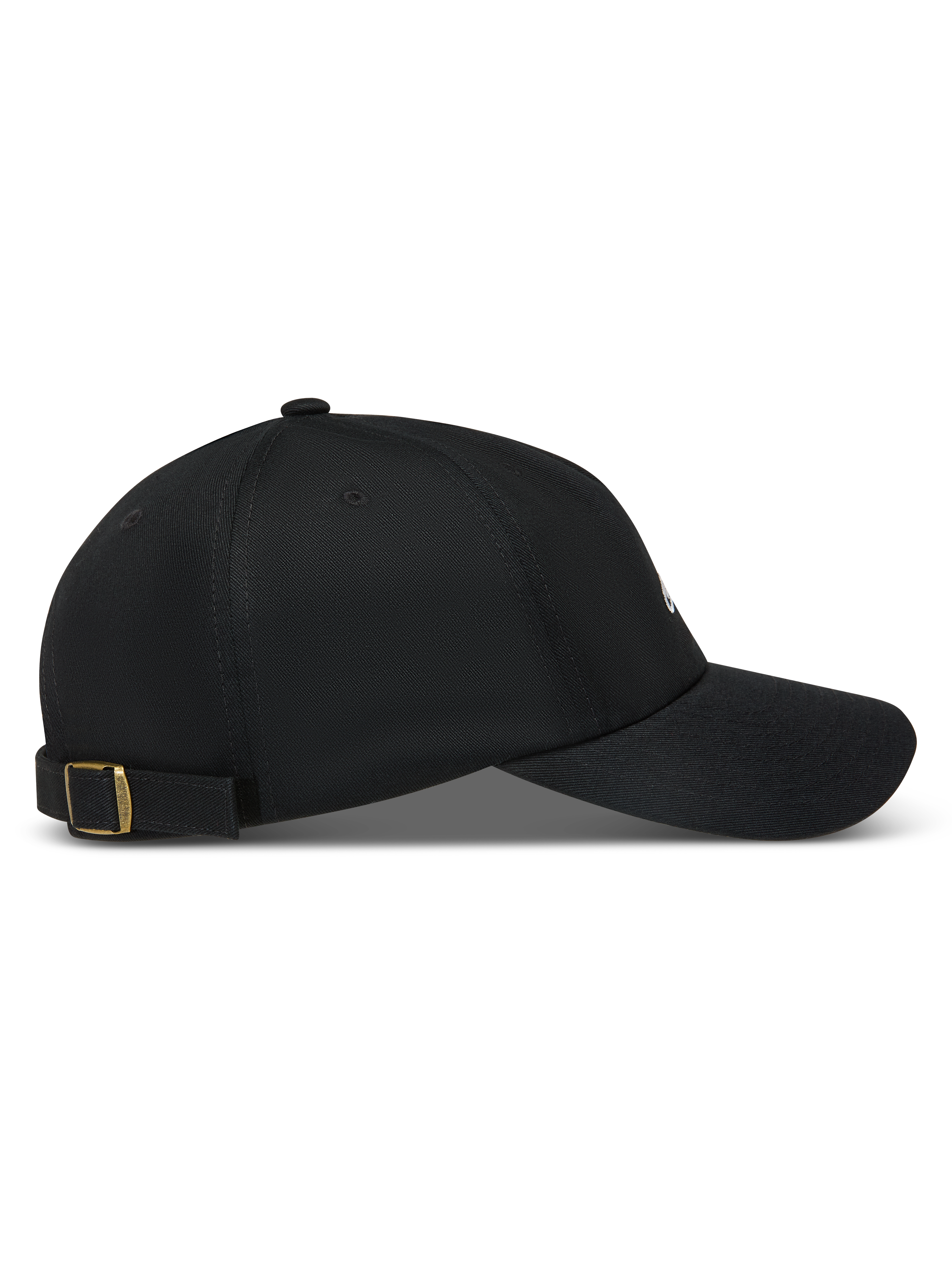 Alpinestars Dylan Dad Casquette, casquette de sportswear noire en sergé avec visière courbée et boucle en laiton