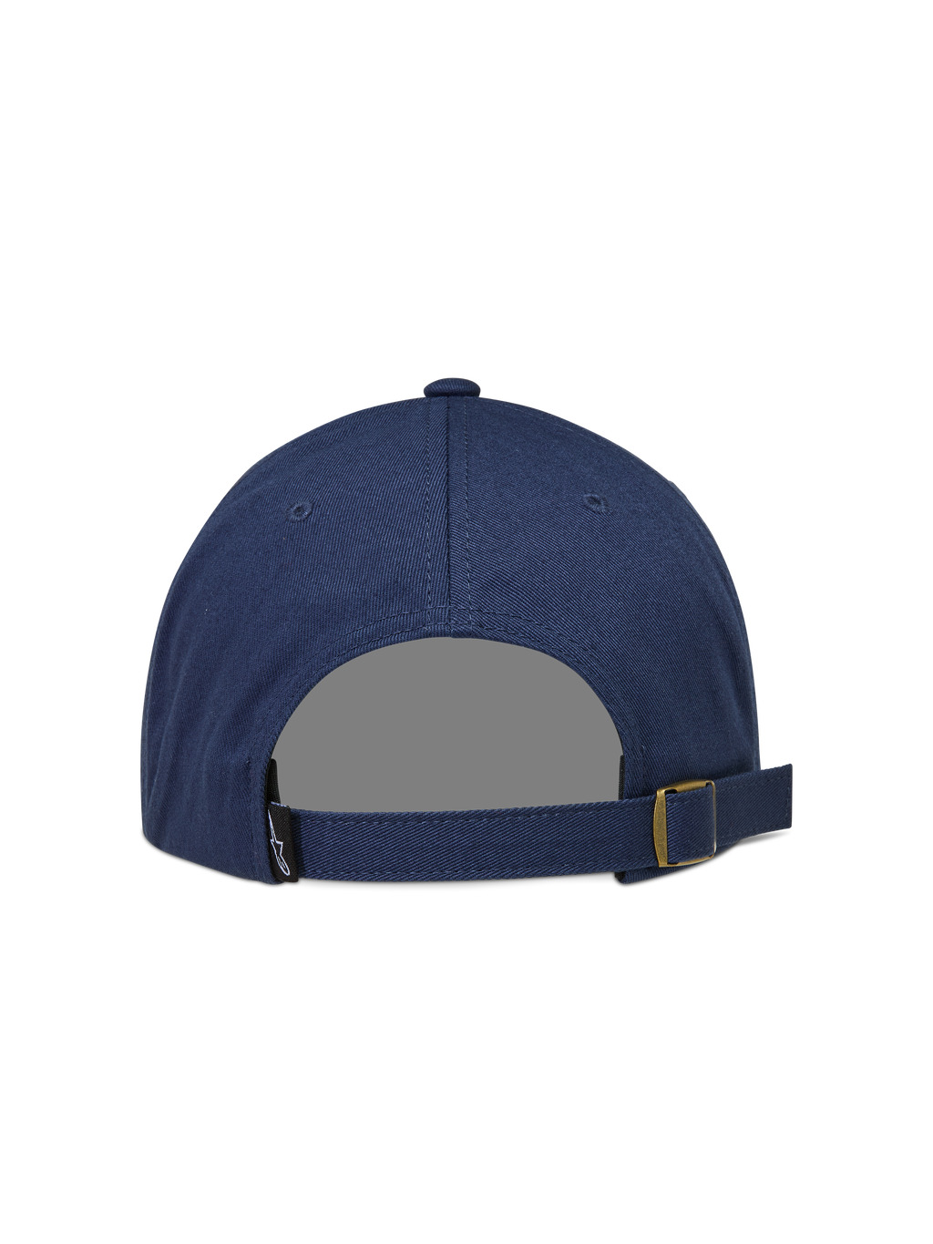 Alpinestars Dylan Dad Casquette, casquette de sportswear bleu marine en tissu sergé, vue de dos avec sangle arrière réglable.