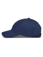 Alpinestars Dylan Dad, casquette de sportswear bleu marine, vue de profil avec visière courbée et couronne non structurée