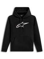 Alpinestars Ageless V3 Hoodie, sweat à capuche de sportswear noir avec logo blanc brodé et poche kangourou